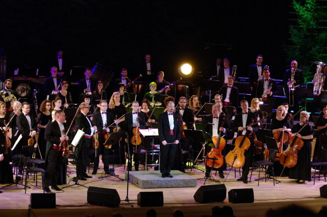 orkiestra symfoniczna Filharmonii Warmińsko-Mazurskiej